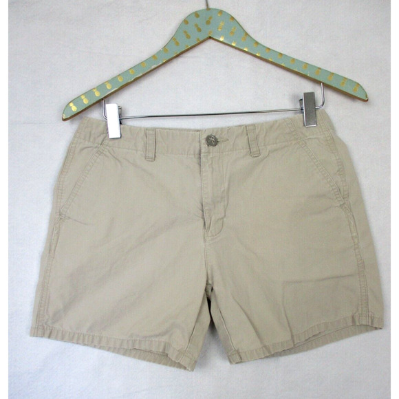 VINTAGE Calvin Klein Shorts Womens 3 (28x5) Khaki Chino Flap Pockets 90s Y2K - Picture 1 of 13